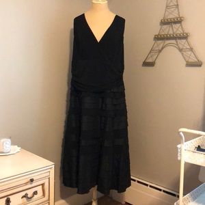 Black V-Neck Evening Cocktail Dress 20